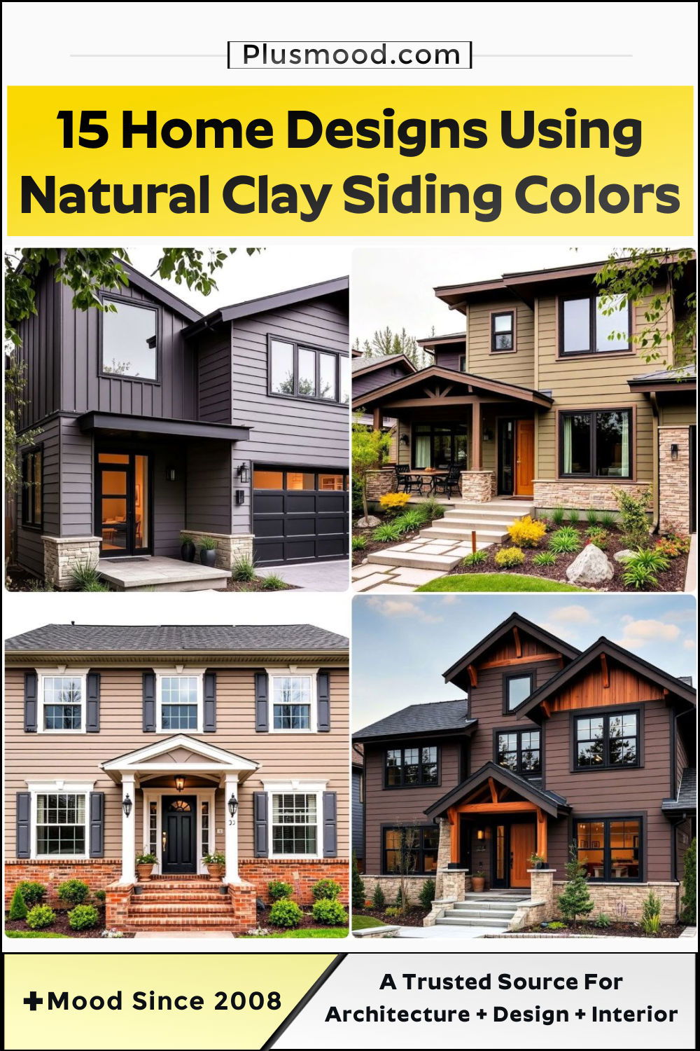 home ideas using natural clay siding colors