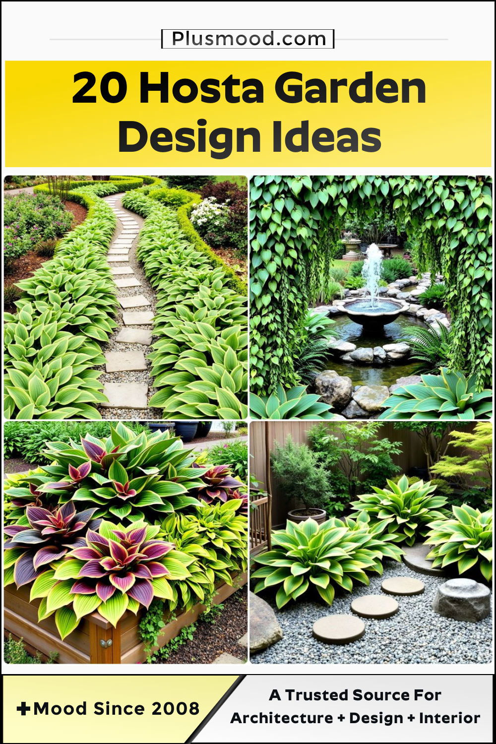 hosta garden design ideas