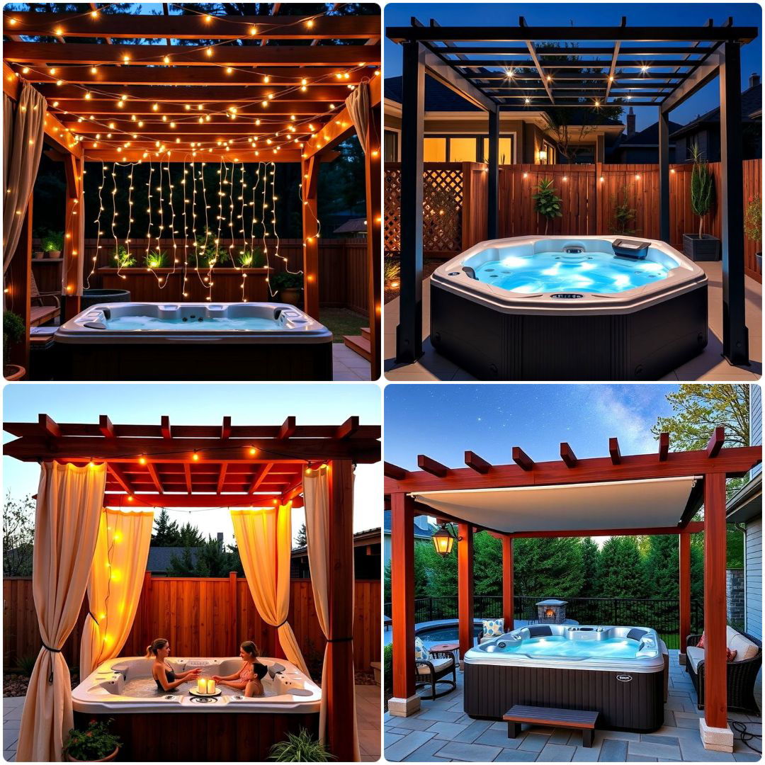 hot tub pergola ideas