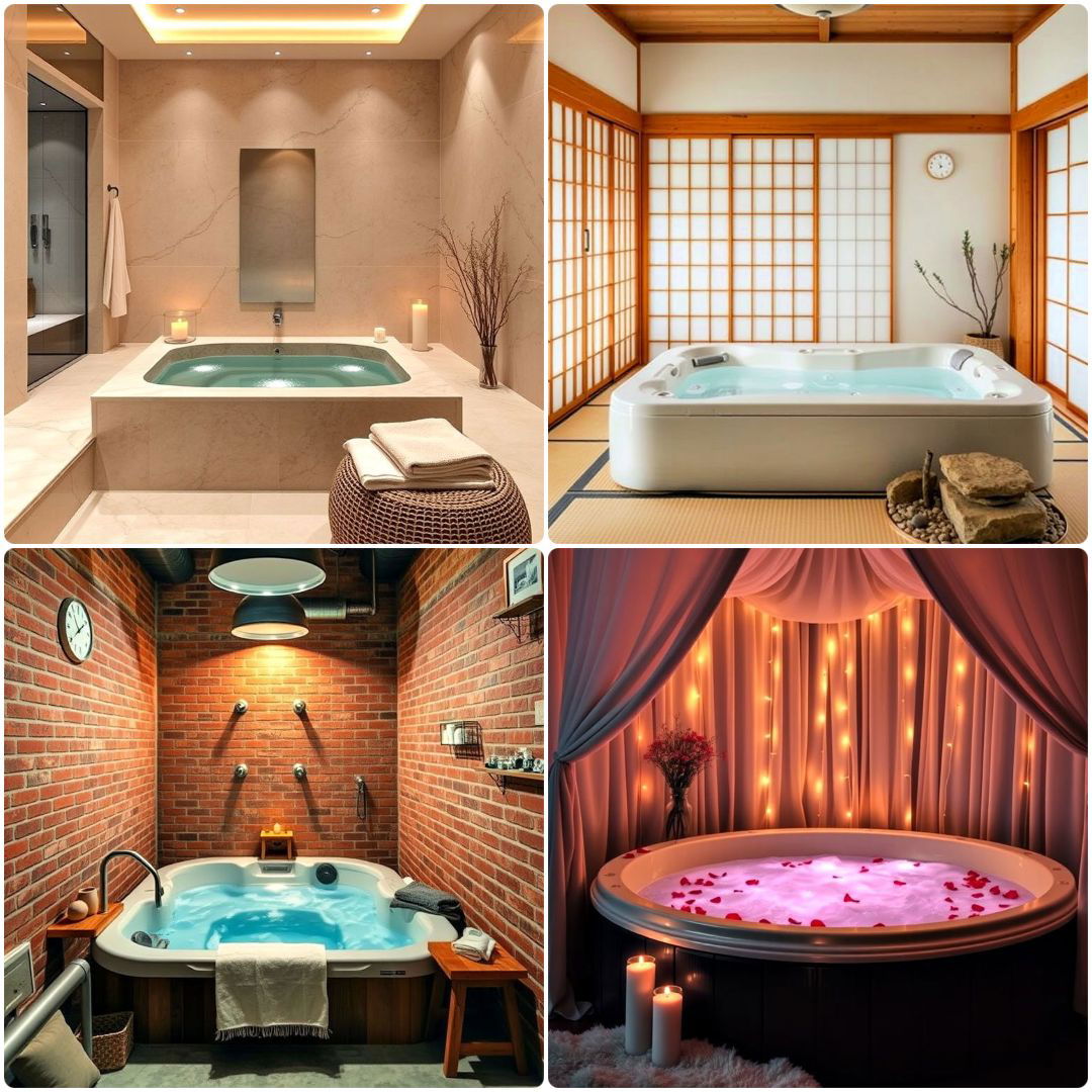 hot tub room ideas