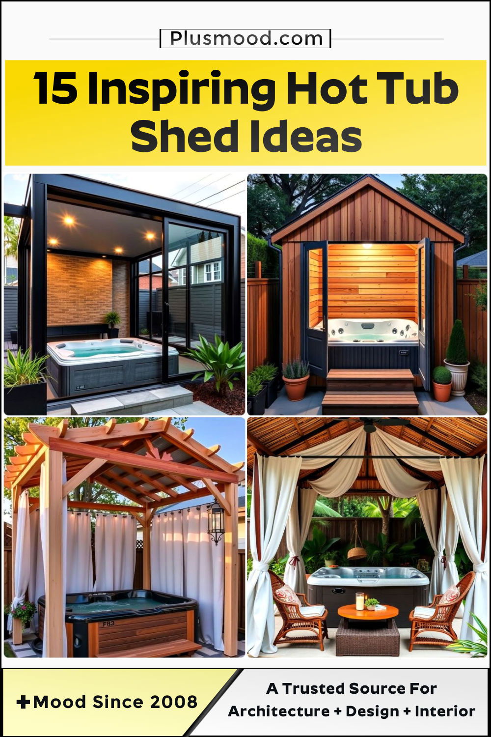 hot tub shed ideas to copy