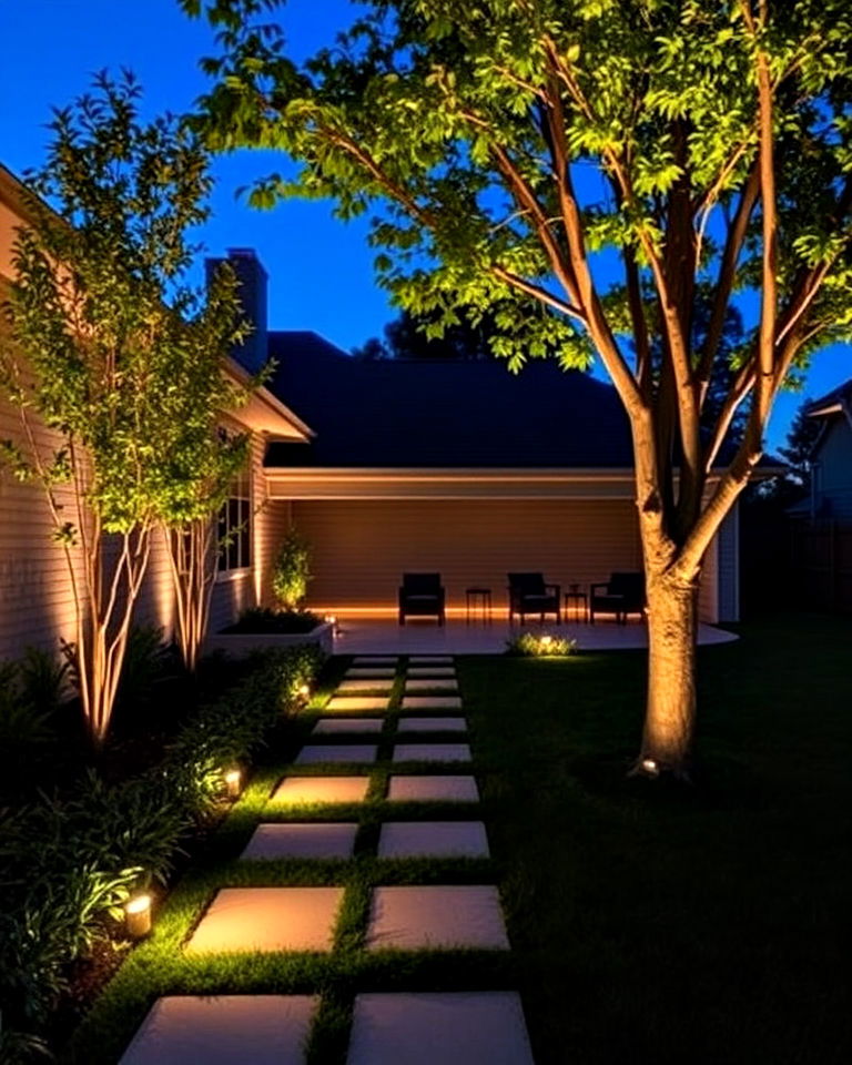 incorporate minimalist outdoor lighting - 20 Minimalist Landscaping Ideas