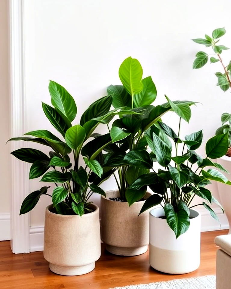 indoor plants for transitional interior - 25 Transitional Interior Design Ideas