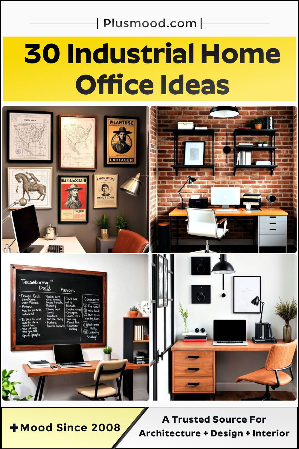 industrial home office ideas to copy