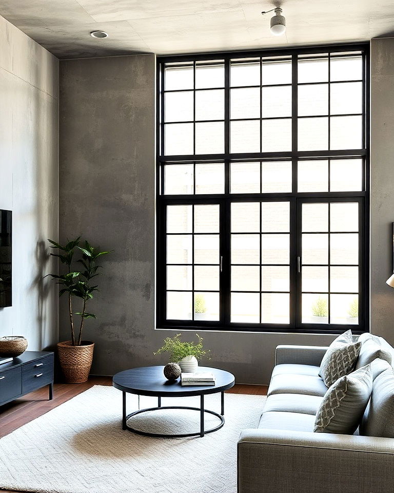 industrial metal window trim for loft inspired homes - 30 Window Trim Ideas
