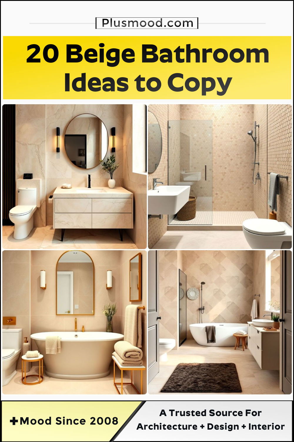 inspiring beige bathroom ideas