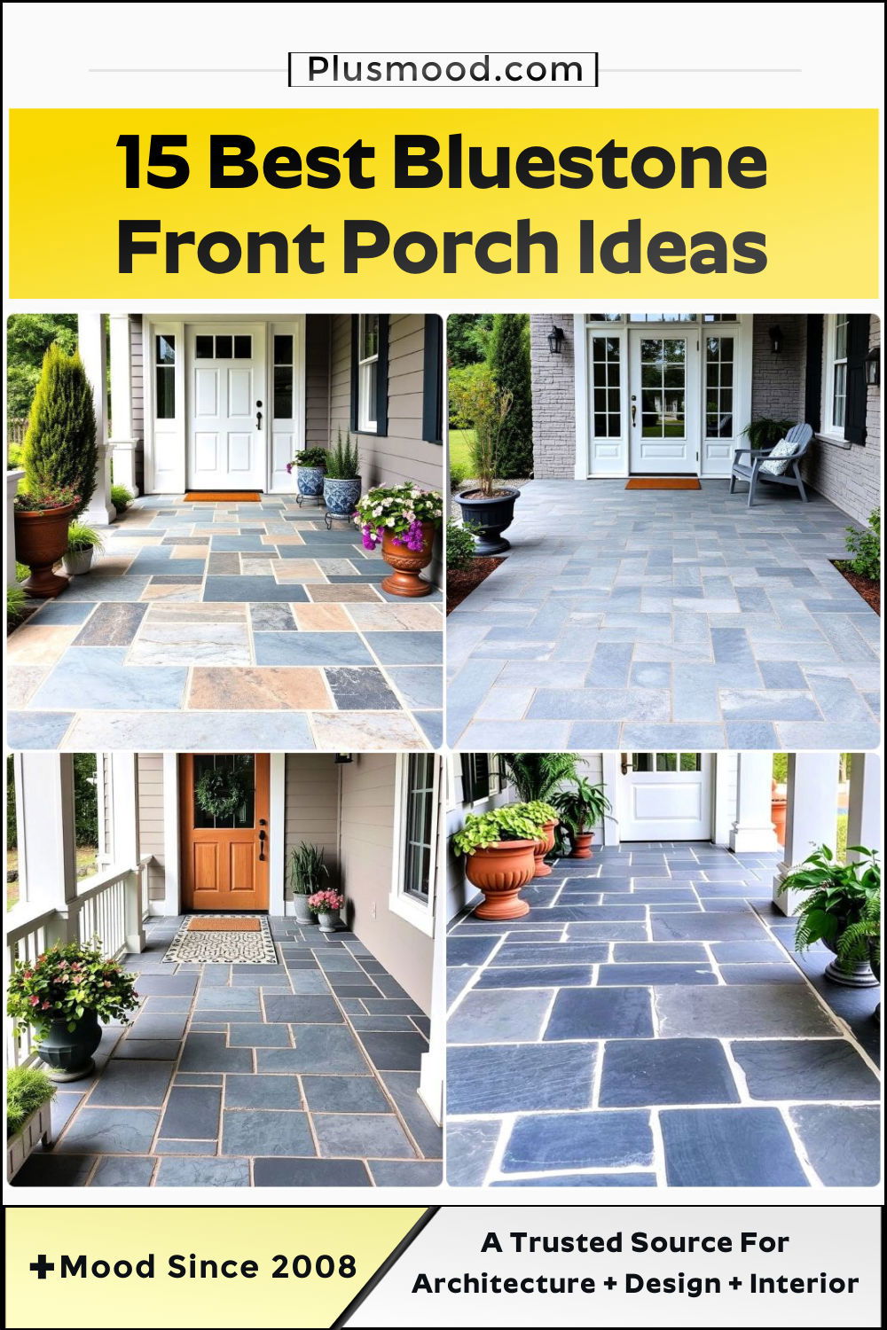 inspiring bluestone front porch ideas