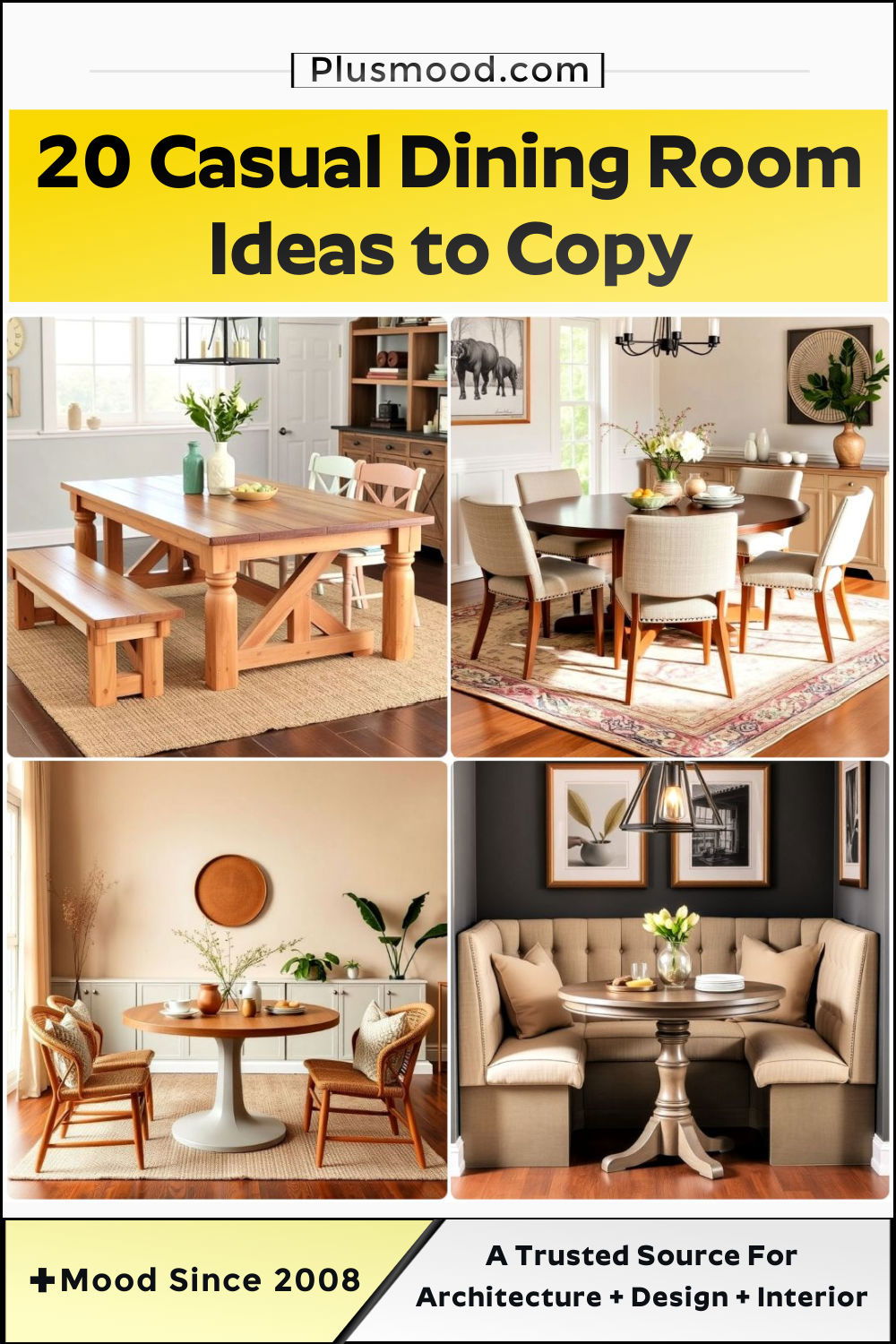 inspiring casual dining room ideas