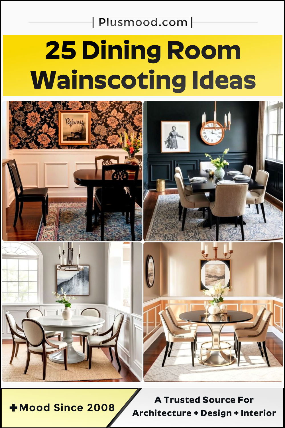 inspiring dining room wainscoting ideas