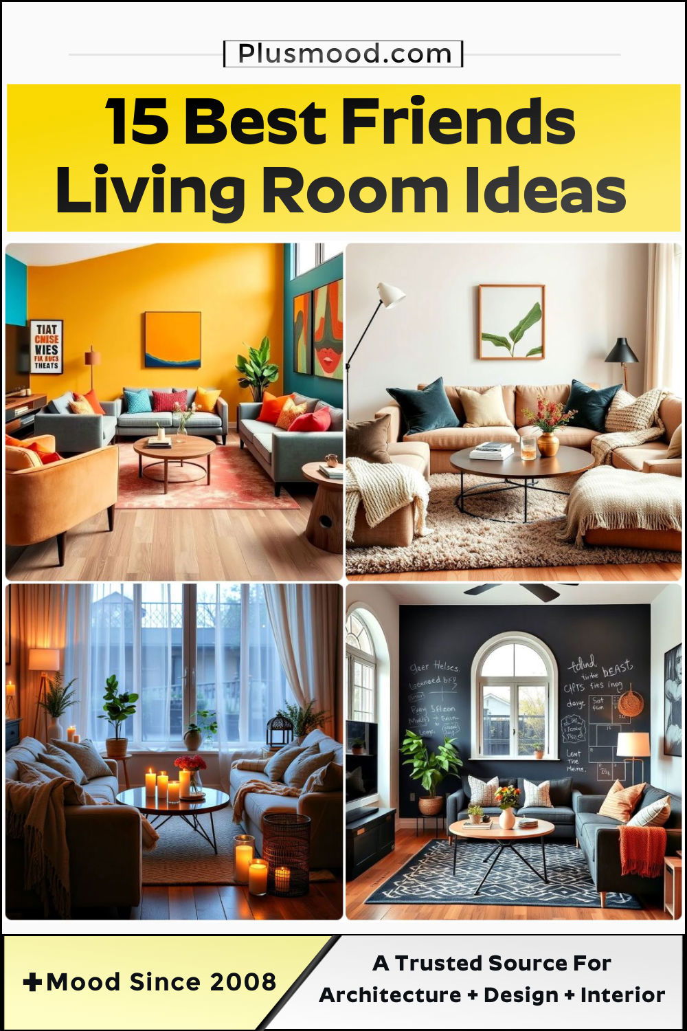 inspiring friends living room ideas