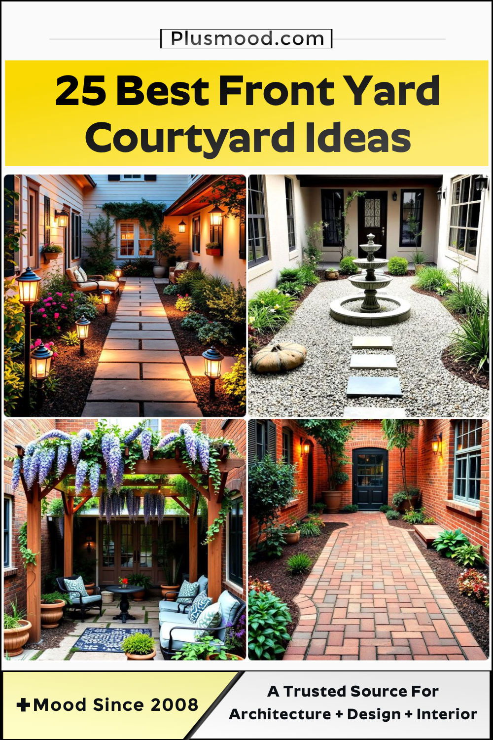 inspiring front yard courtyard ideas