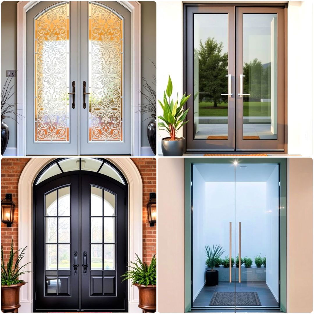 inspiring glass front doors ideas