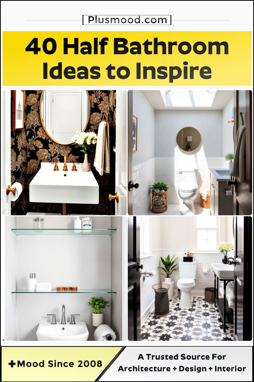 inspiring half bathroom ideas