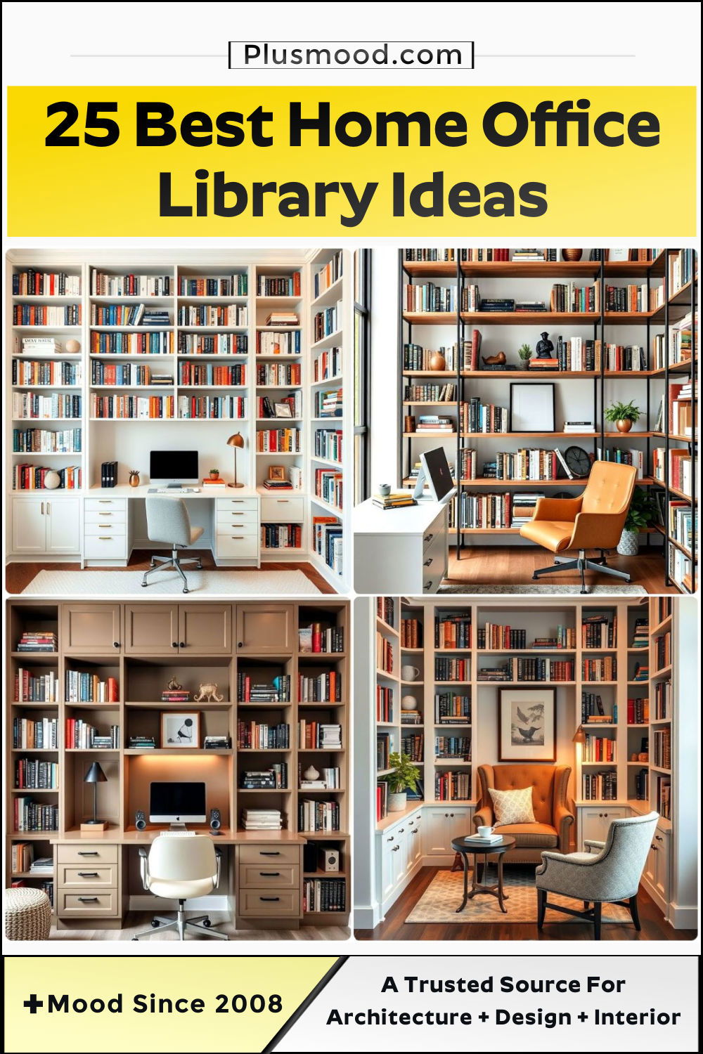 inspiring home office library ideas