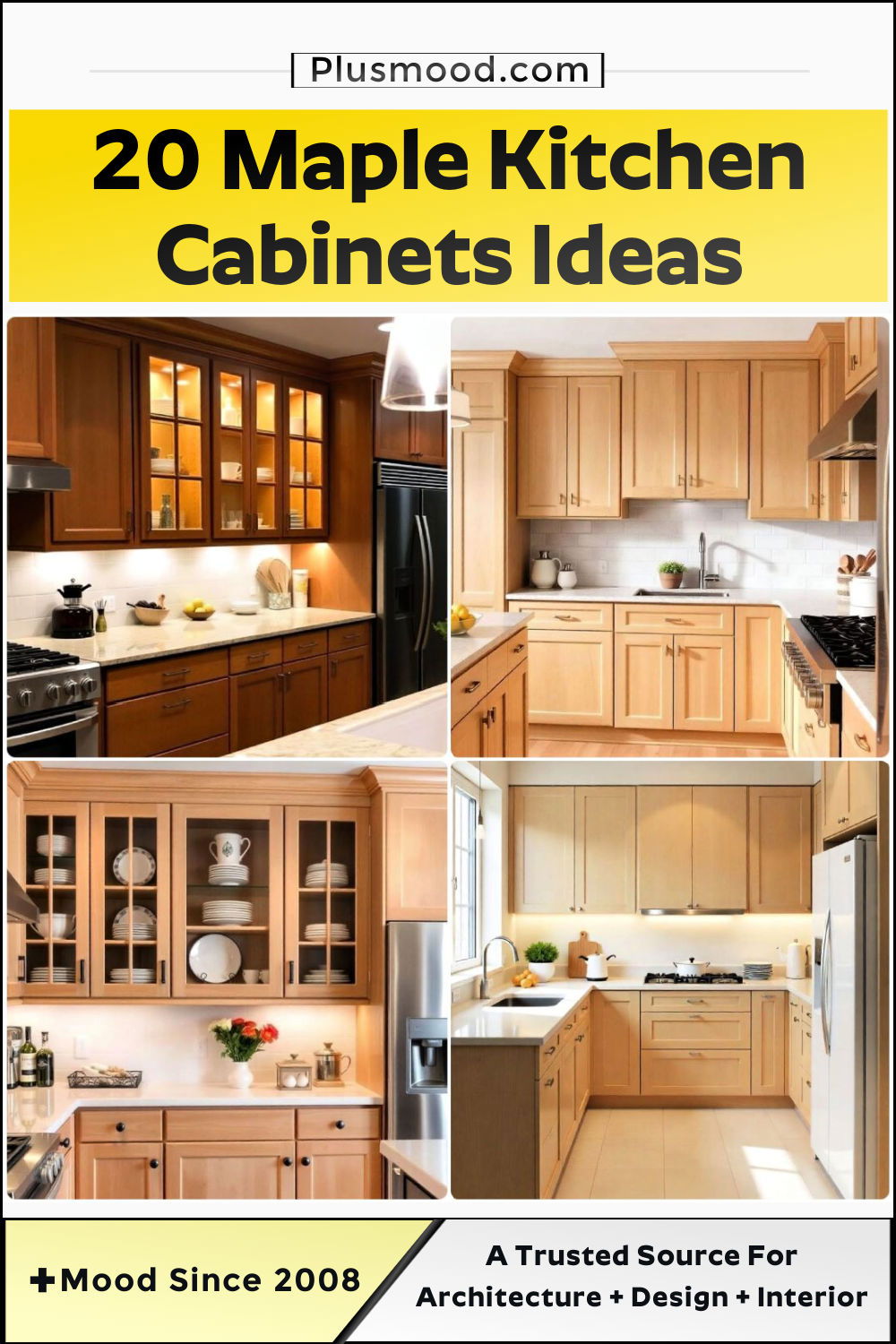 inspiring maple kitchen cabinets ideas