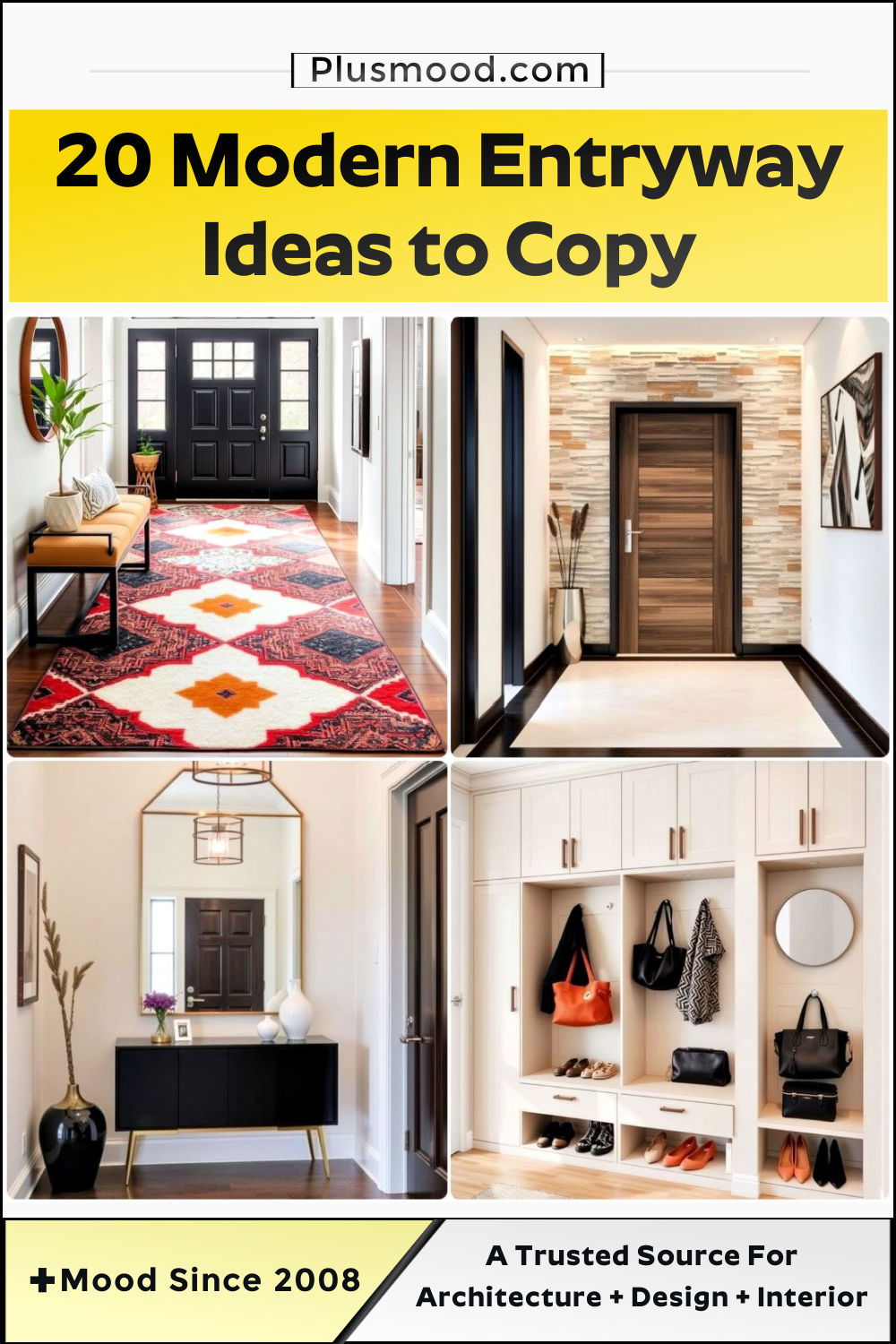 inspiring modern entryway ideas