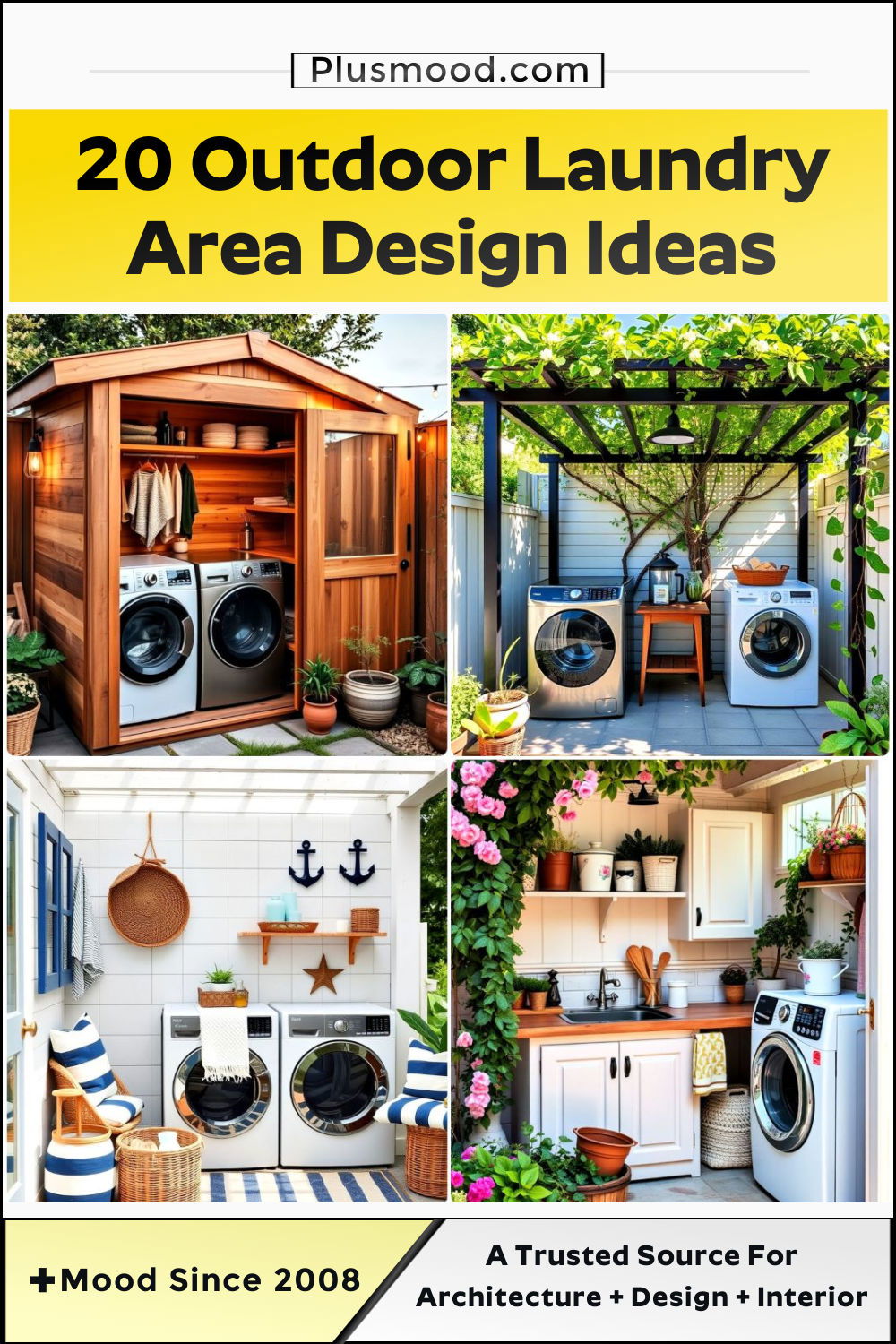 inspiring outdoor laundry area design ideas
