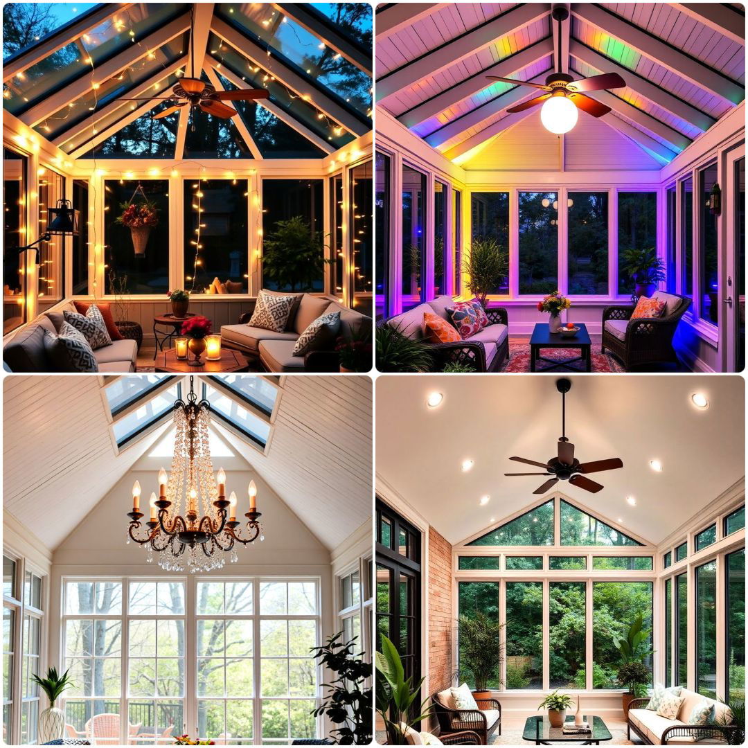 inspiring sunroom lighting ideas