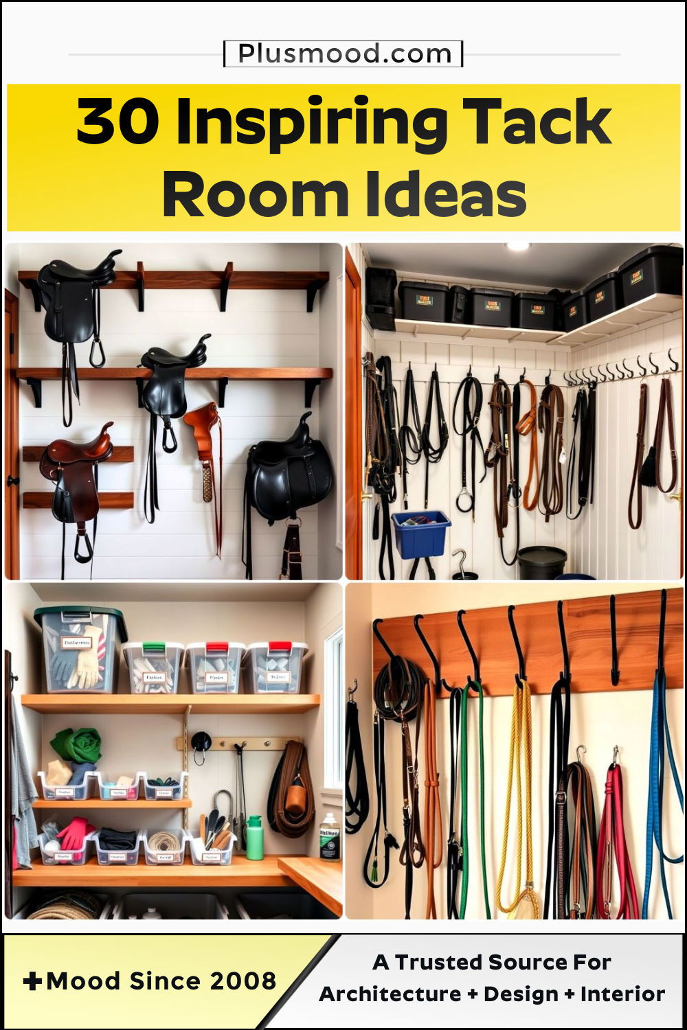 inspiring tack room ideas