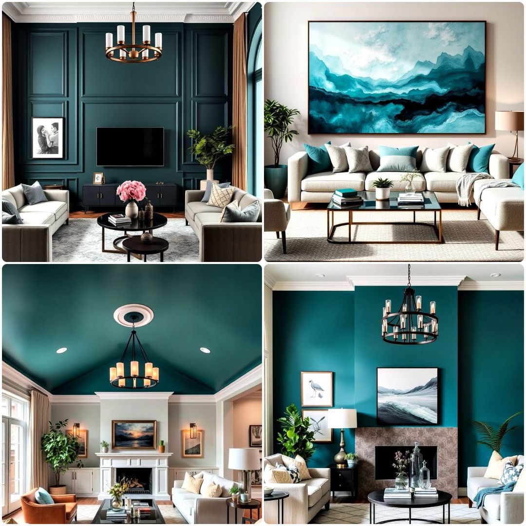 25 Teal Living Room Ideas For A Bold Color Statement
