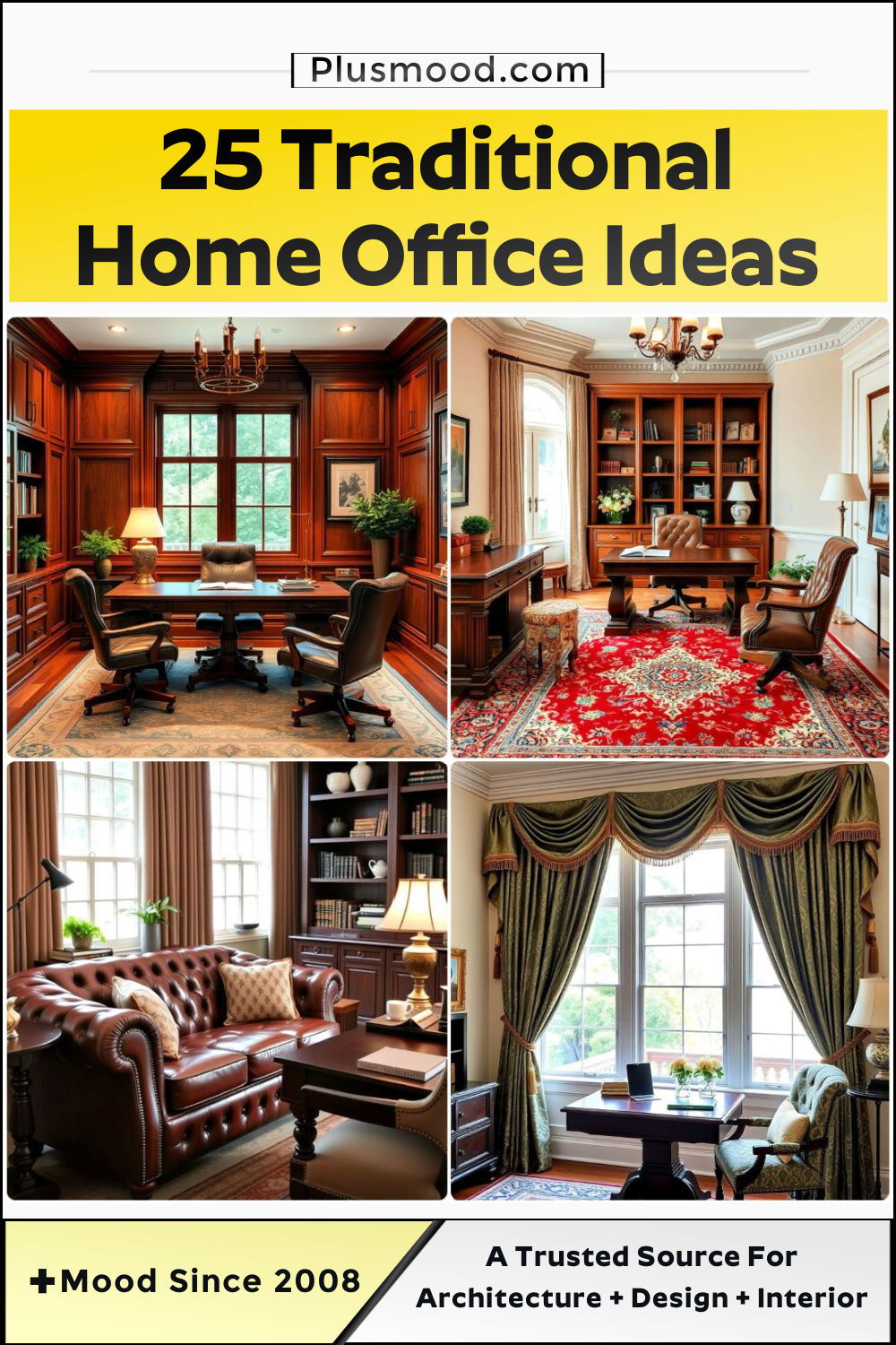 inspiring traditional home office ideas