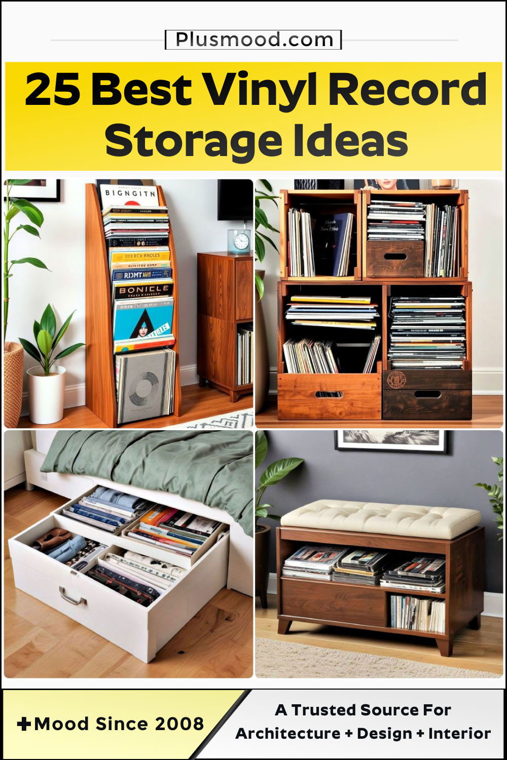 inspiring vinyl record storage ideas