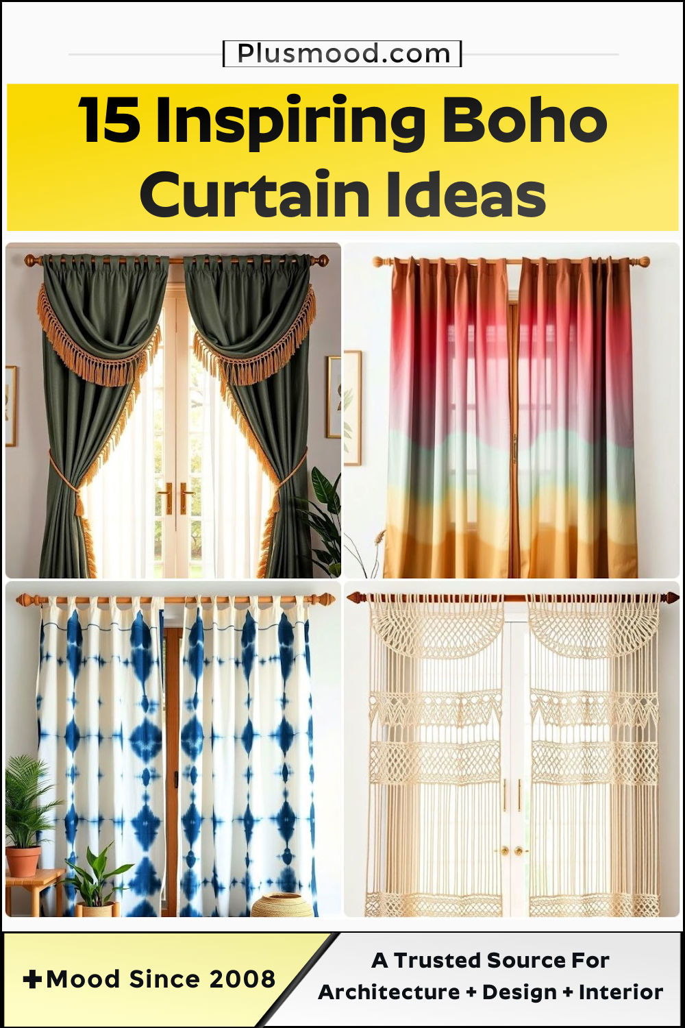 inspiry boho curtain ideas
