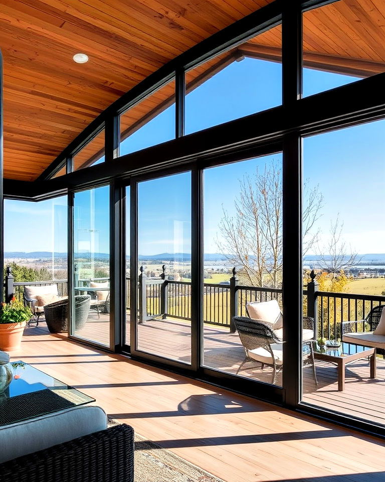 install sliding glass doors to your veranda - 40 Veranda Ideas