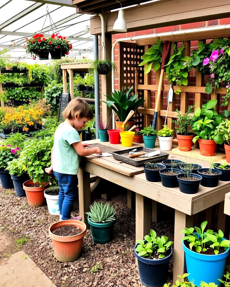 interactive gardening area - 15 Nursery Garden Ideas