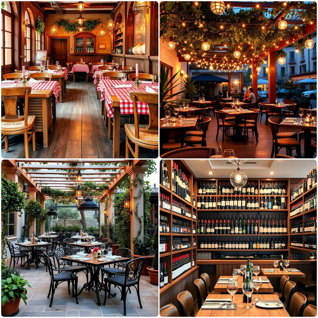 italian restaurant decor ideas
