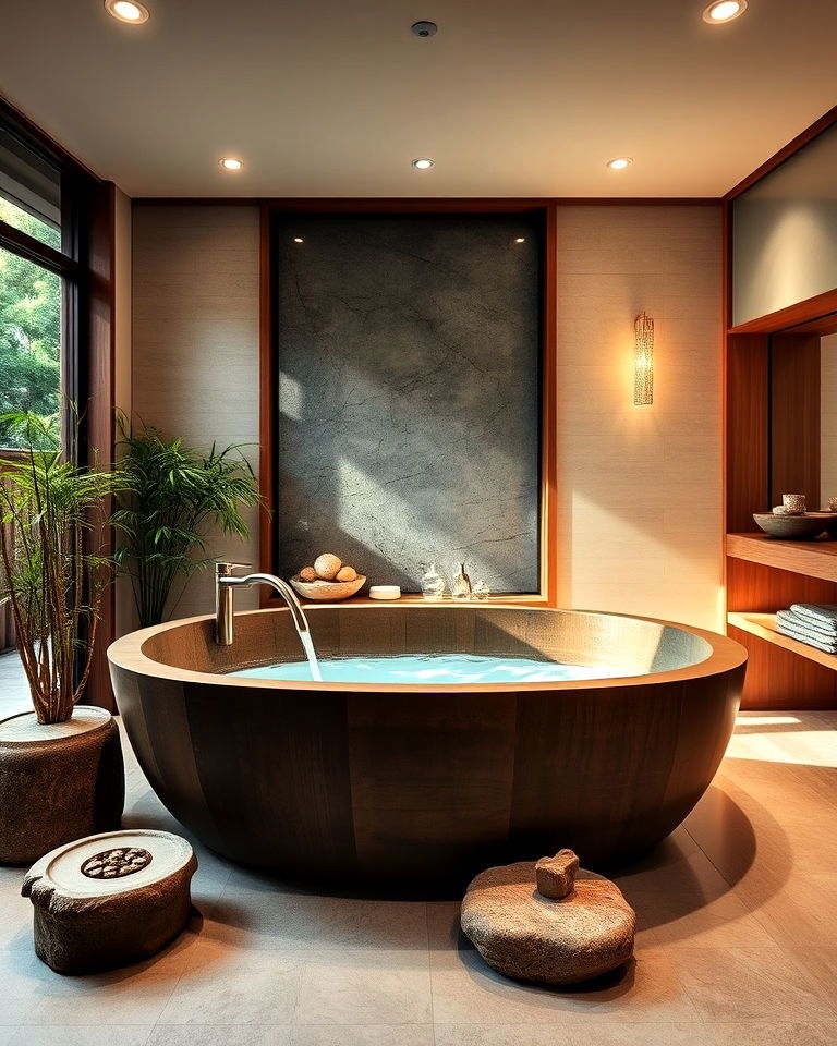 japanese style soaking tub - 30 Dream Bathroom Ideas