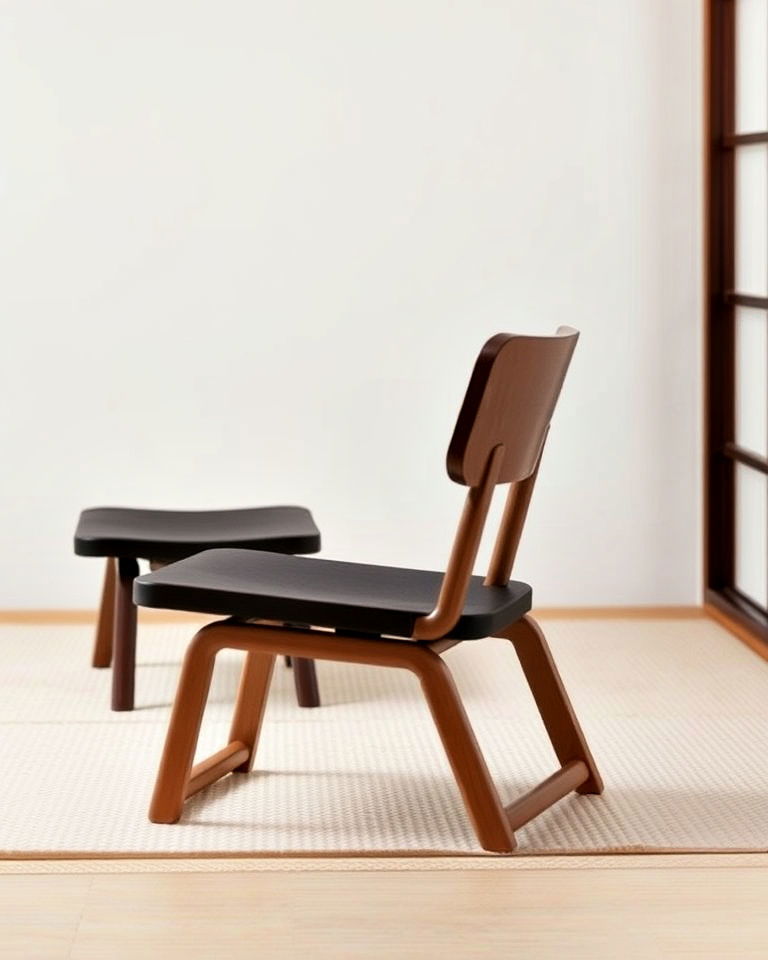 japanese zaisu floor chairs - 30 Floor Seating Ideas