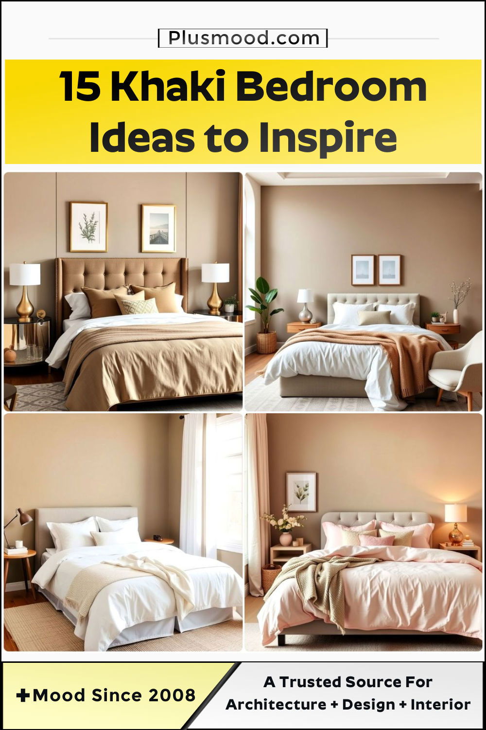 khaki bedroom ideas