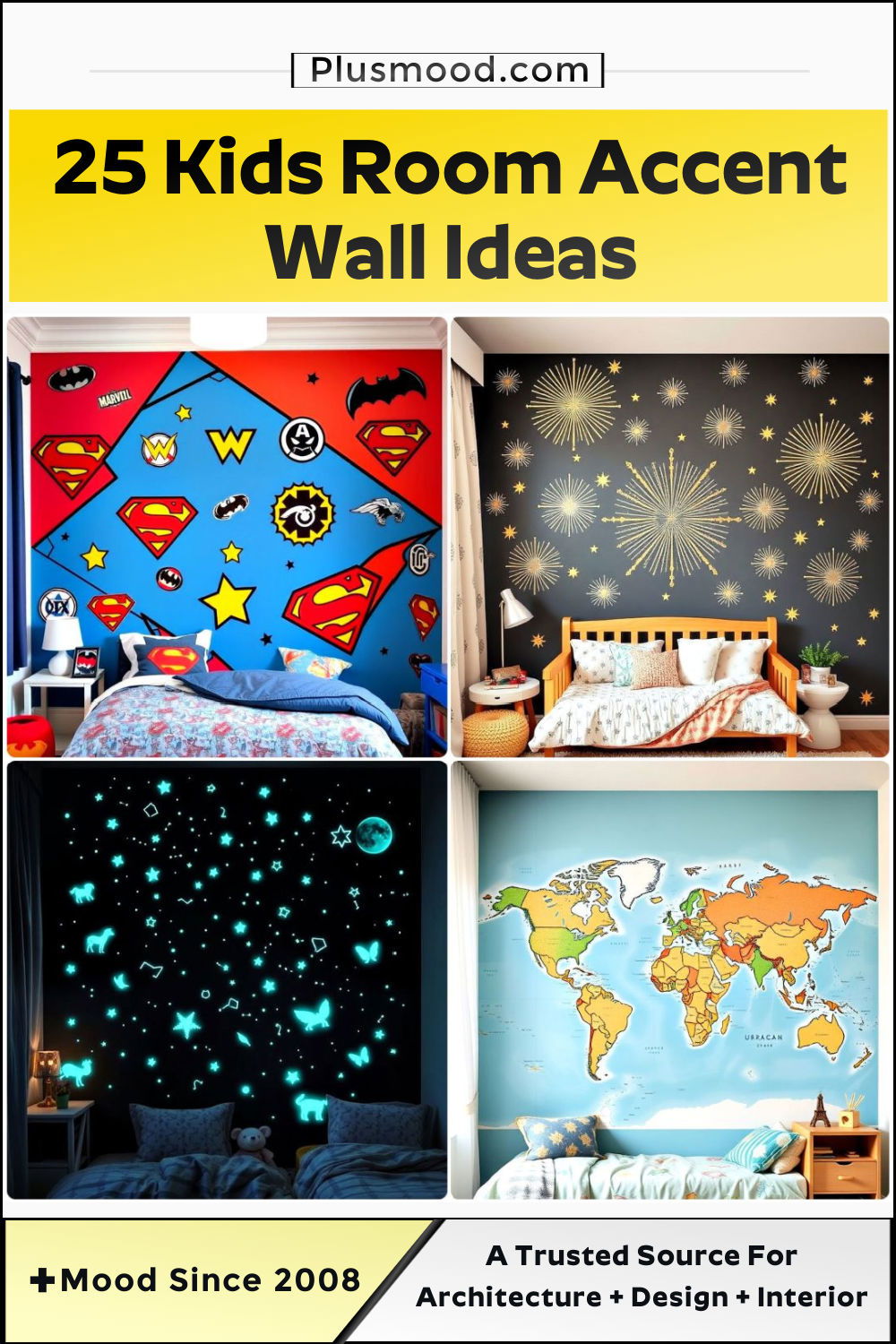 kids room accent wall ideas