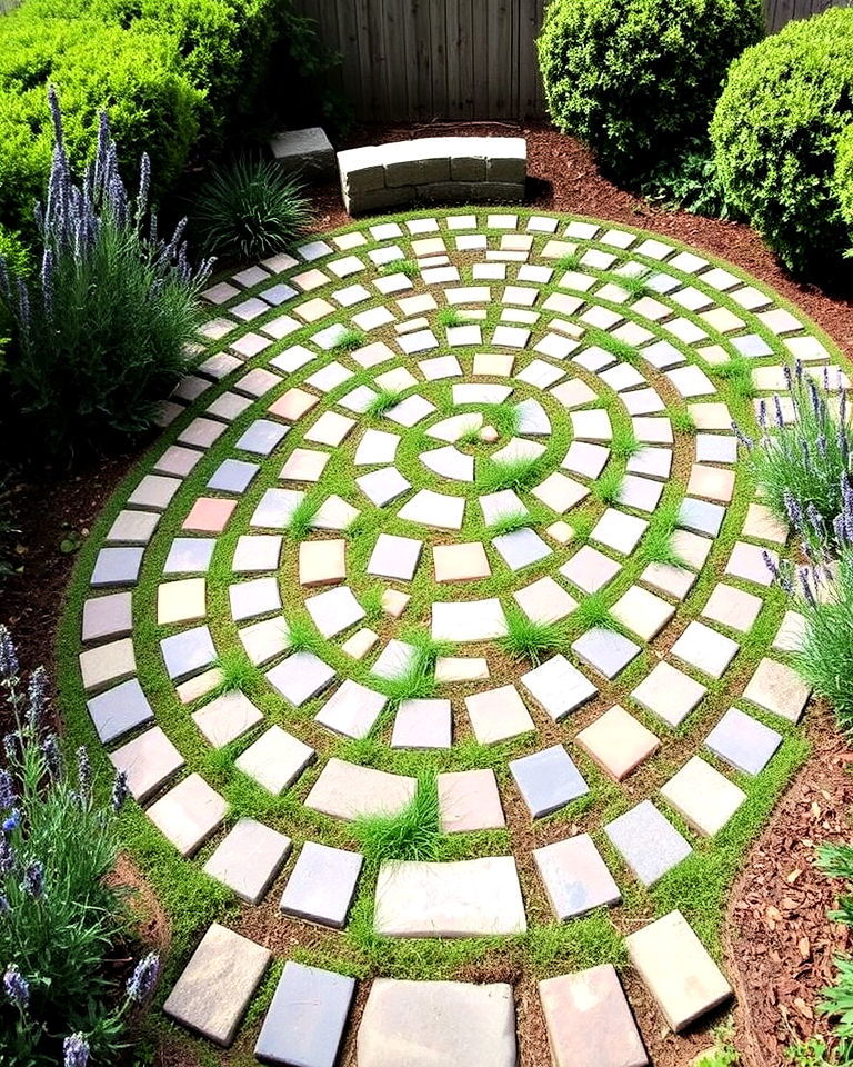 labyrinth path for walking meditation - 15 Meditation Garden Ideas
