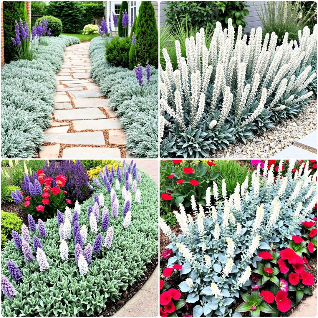 lambs ear border ideas