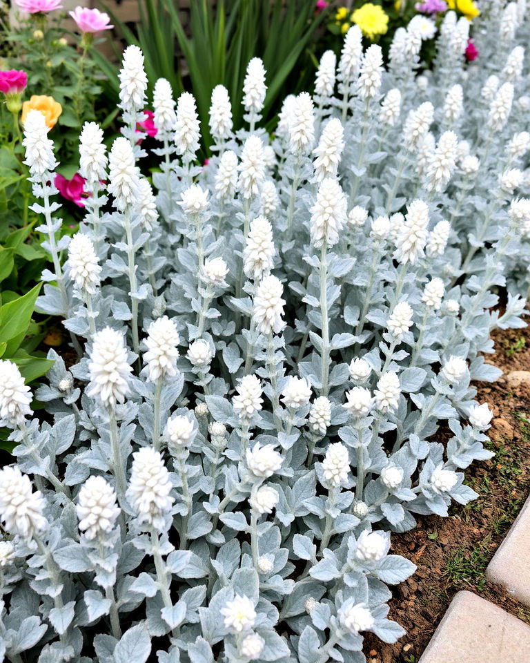 lambs ear borders for cottage gardens - 15 Lambs Ear Border Ideas
