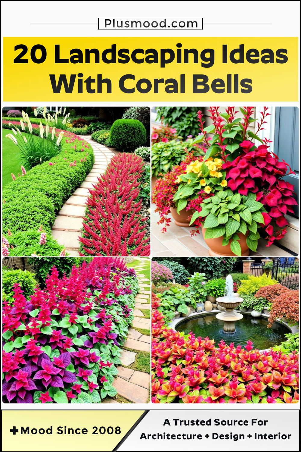 landscaping with coral bells