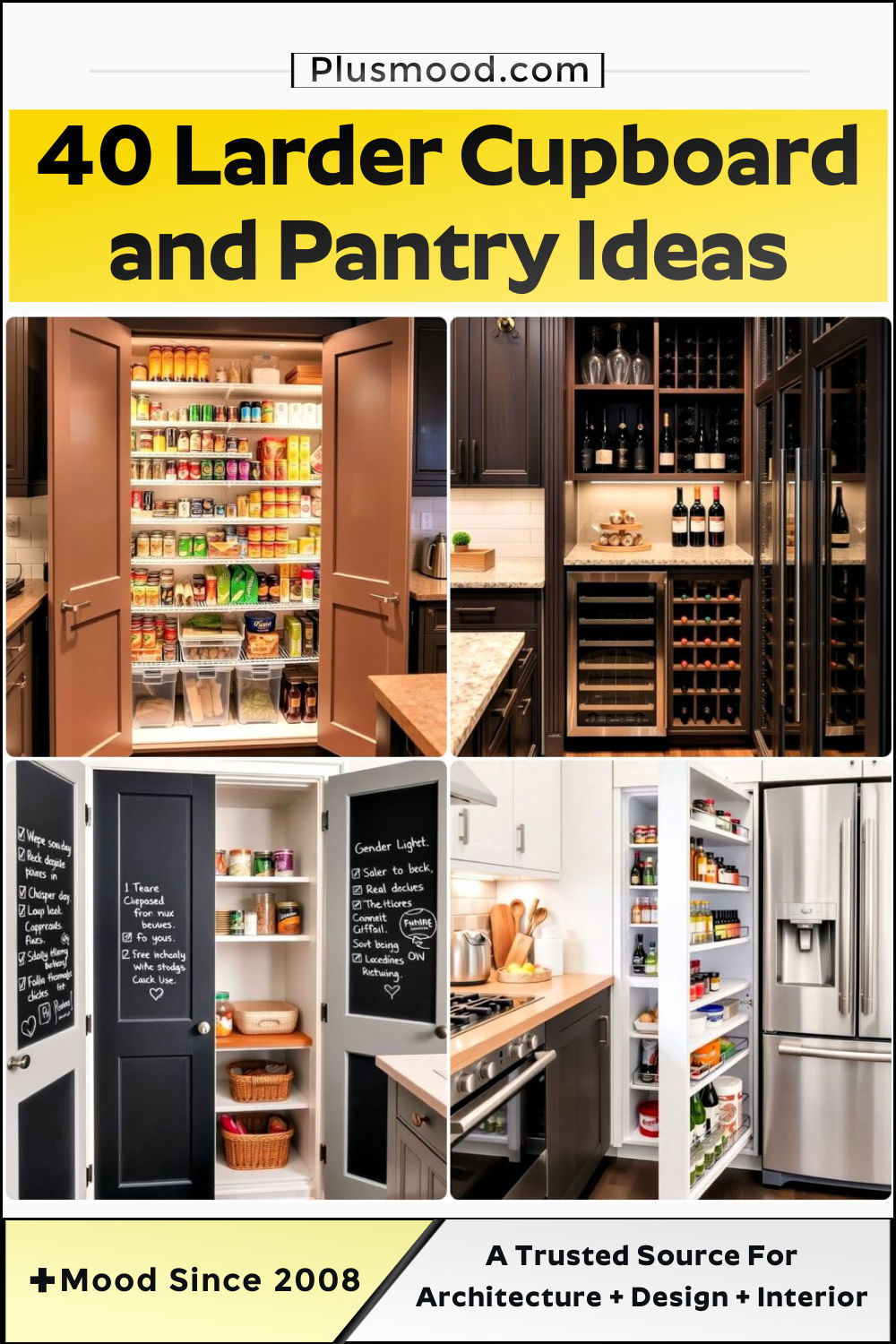 larder cupboard and pantry ideas
