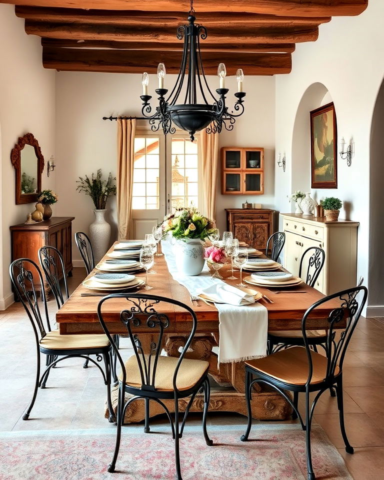 large dining tables for gathering - 25 Italian Interior Design Ideas
