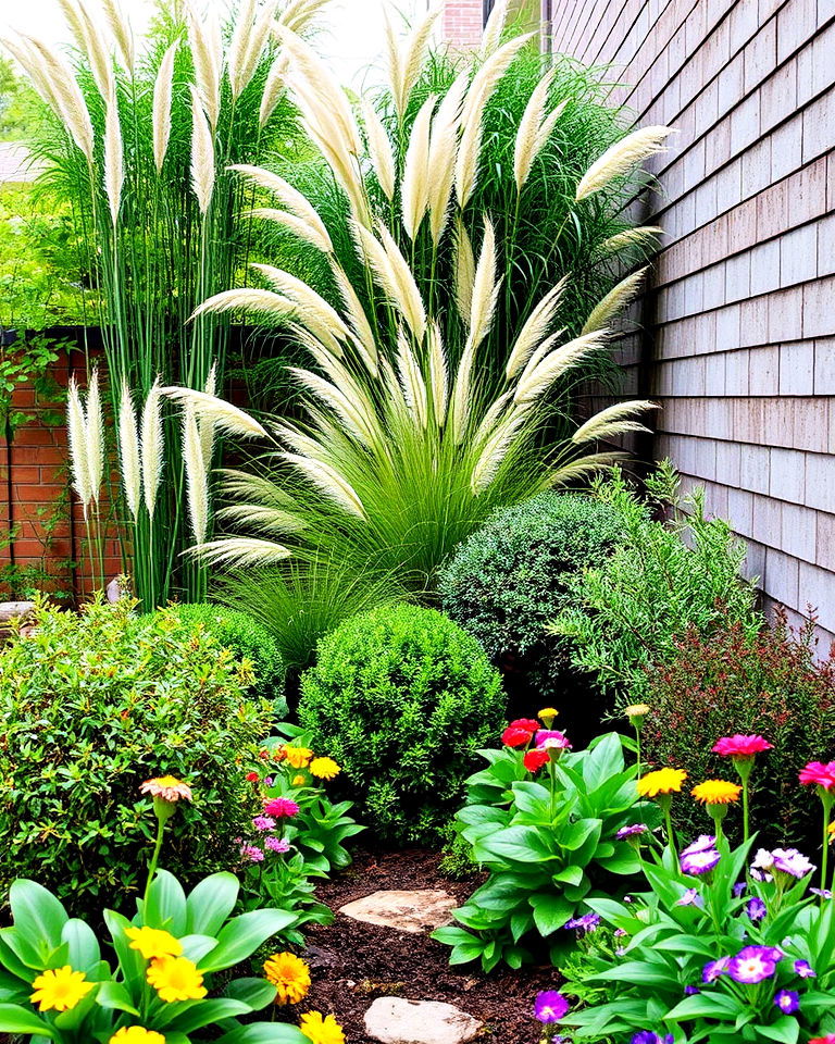 layered planting for depth - 15 Narrow Garden Ideas