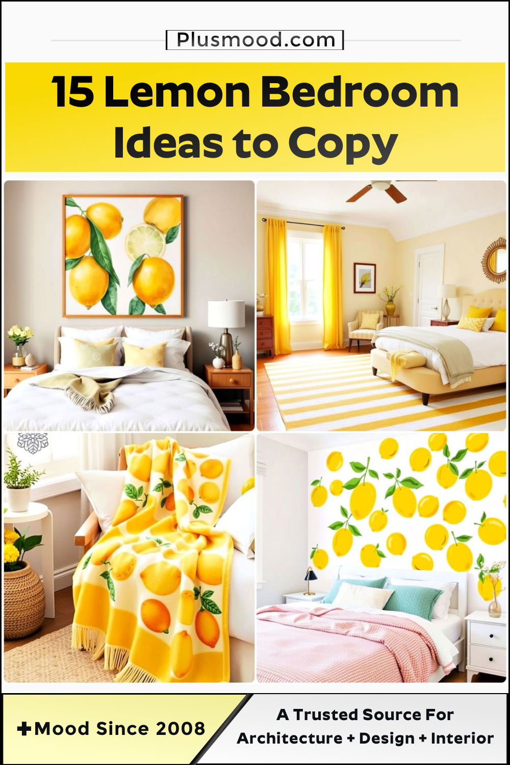 lemon bedroom ideas