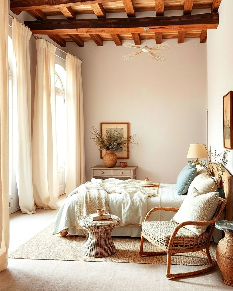 linen and cotton textures italian interior - 25 Italian Interior Design Ideas