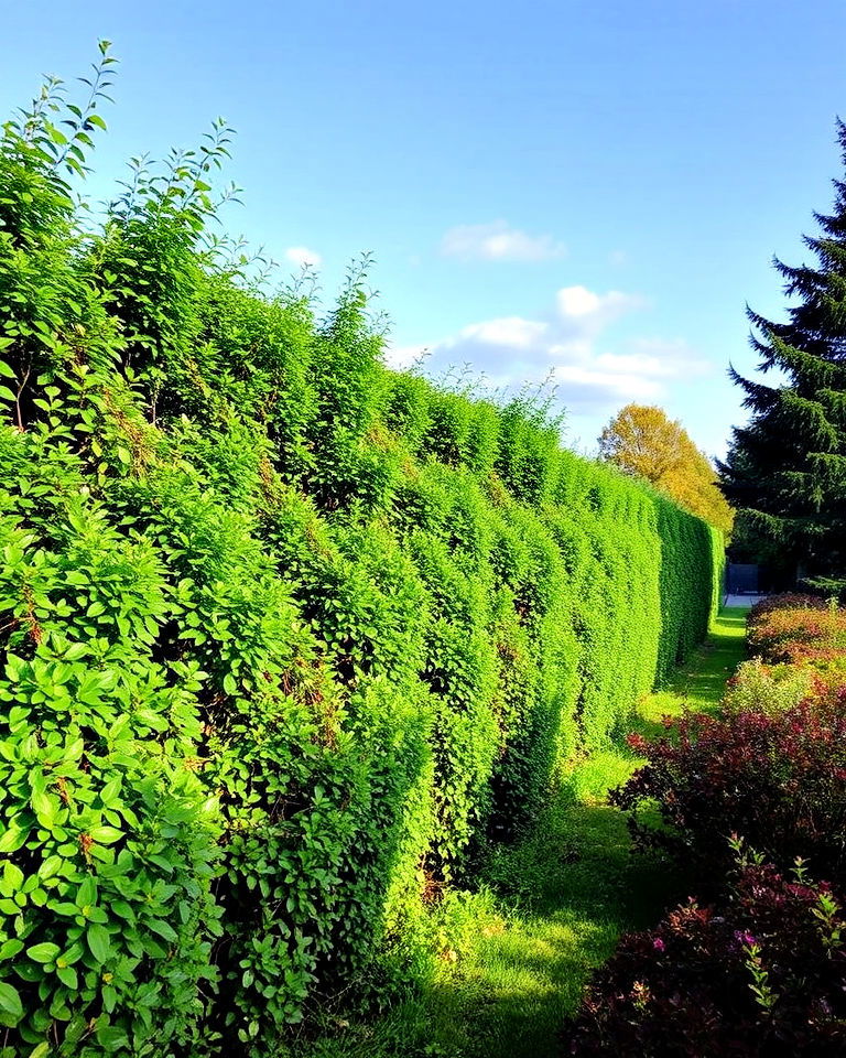living fence natural landscaping - 15 Natural Landscaping Ideas