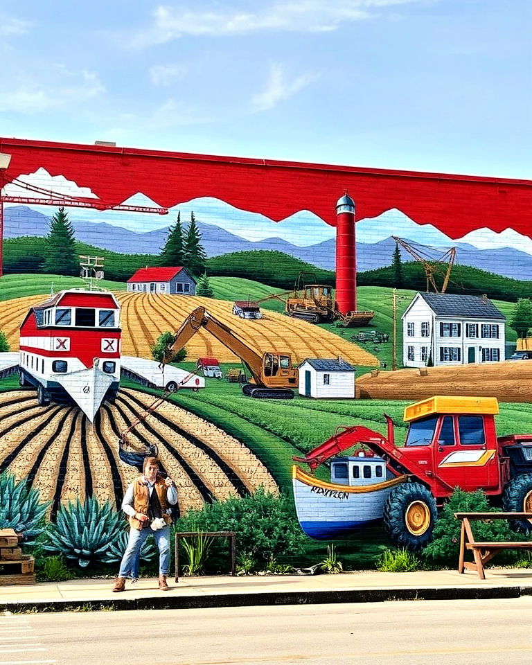 local industry tribute small town mural - 15 Small Town Murals