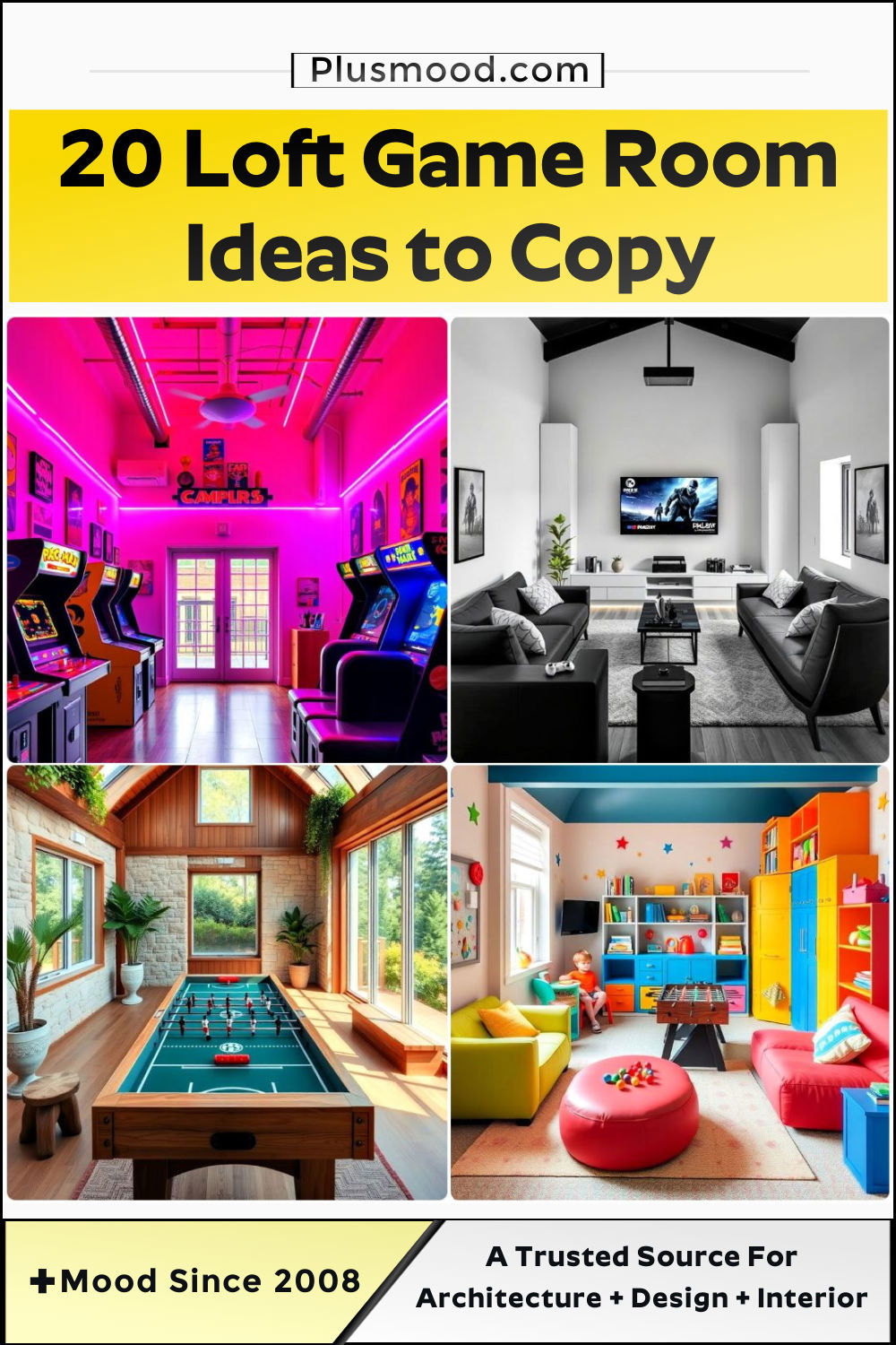 loft game room design ideas