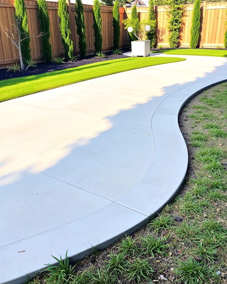 low maintenance concrete curbing - 20 Patio Edging Ideas