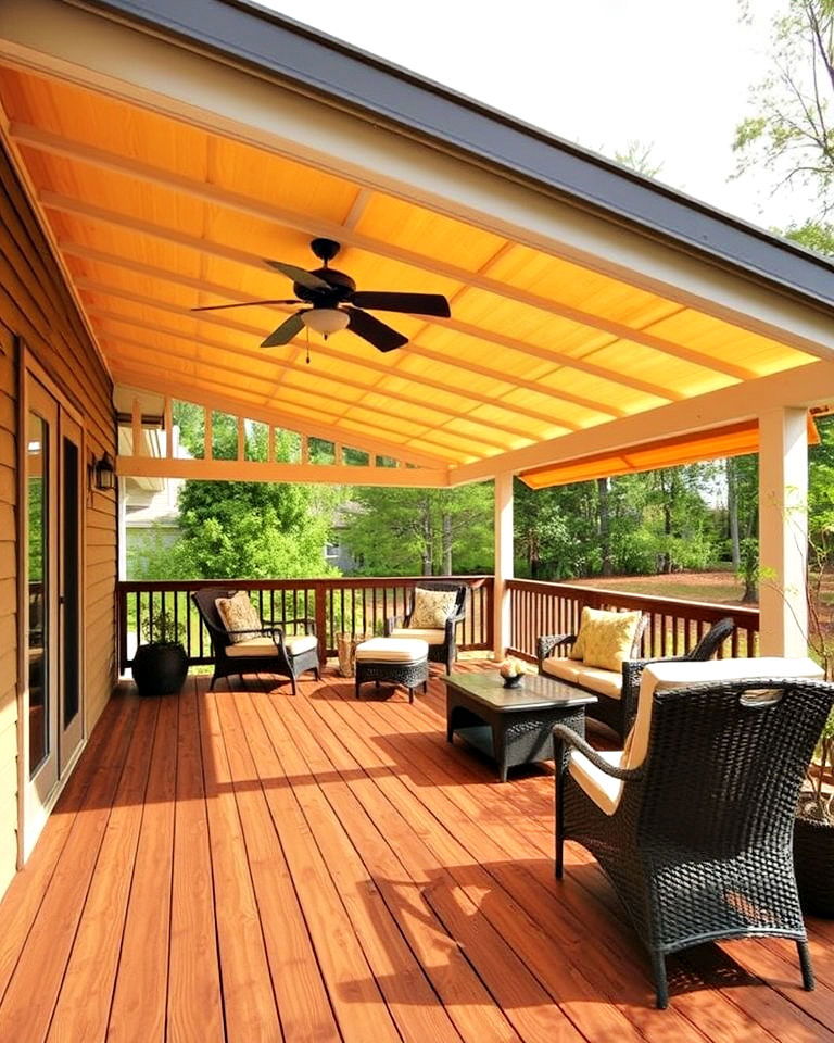 low maintenance covered composite deck - 25 Composite Deck Ideas