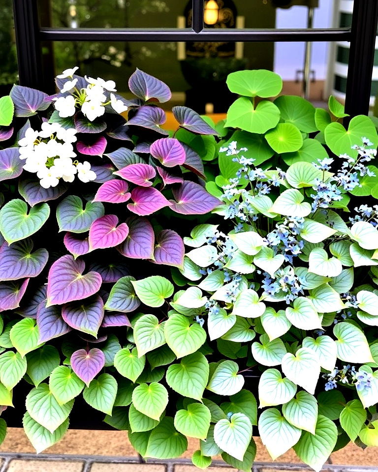 low maintenance foamflower and brunnera low maintenance foamflower and brunnera - 25 Combinations of Window Box Flowers for Shade