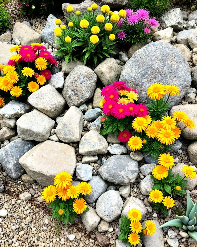 low maintenance mums centric rock garden low maintenance mums centric rock garden - 20 Mums Landscaping Ideas
